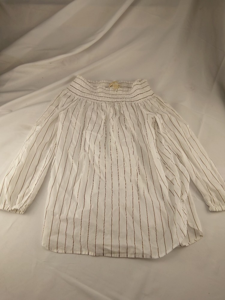 Women's Michael White Black Striped Top Size S  