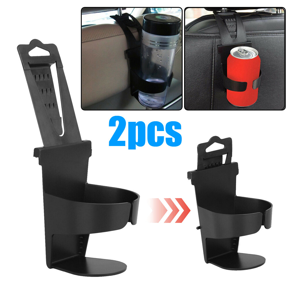 2Pcs Car Vehicle Cup Holder Case Drink Bottle Door Mount Standing Accessories