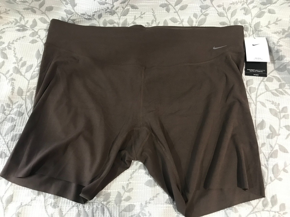 Nike Zenvy Women's Plus Size 3X Baroque Brown High-Waisted 8