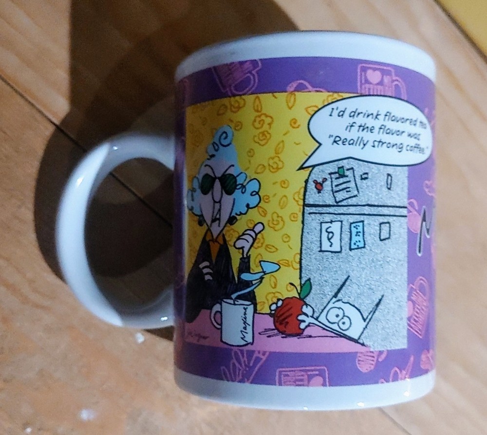 Vintage Hallmark Maxine Cup Mug Gourmet Gifts 2 Sarcastic Statements