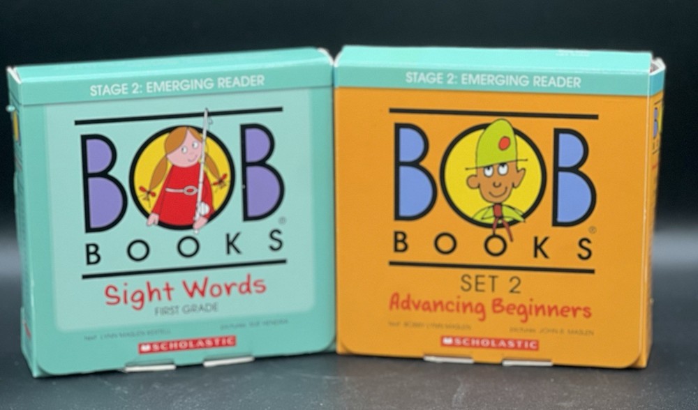 NEW BOB Books Readers Stage 2 Advancing Beginners & First Grade Sight Words Set