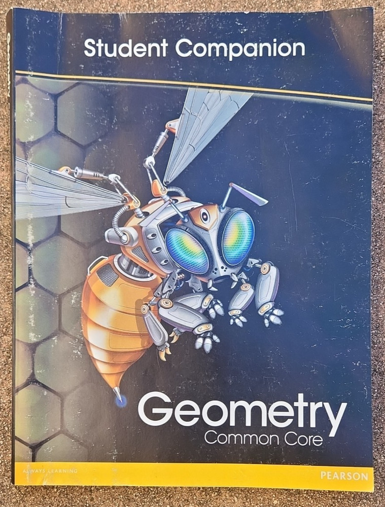 Geometry Student Companion High School Math Common-Core by Pearson