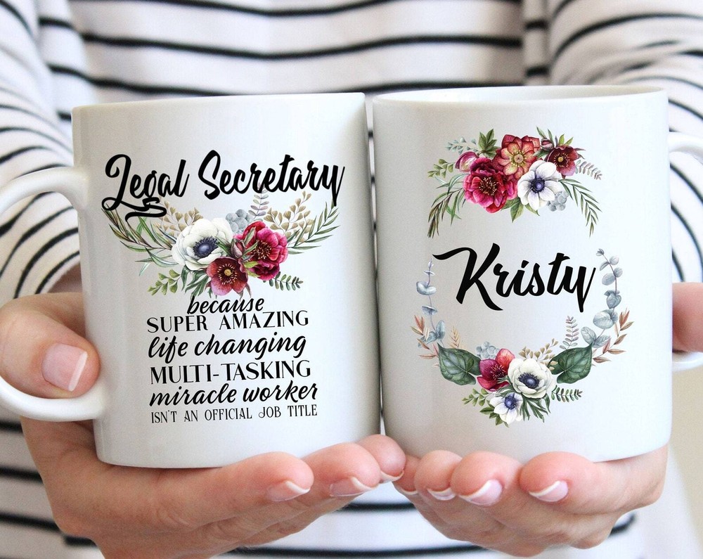 Personalized Legal Secretary Gift For Women L Retirement Thank You Appreciation