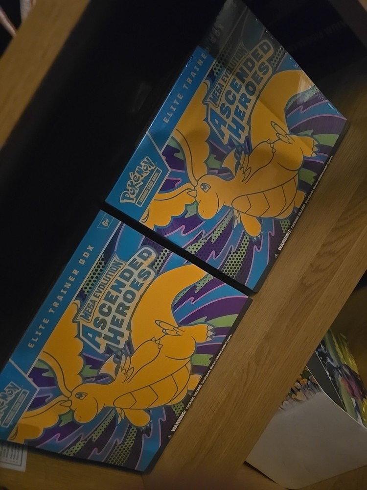 Pokemon Mega Evolution Ascended Heroes Factory Sealed Elite Trainer Box Etb