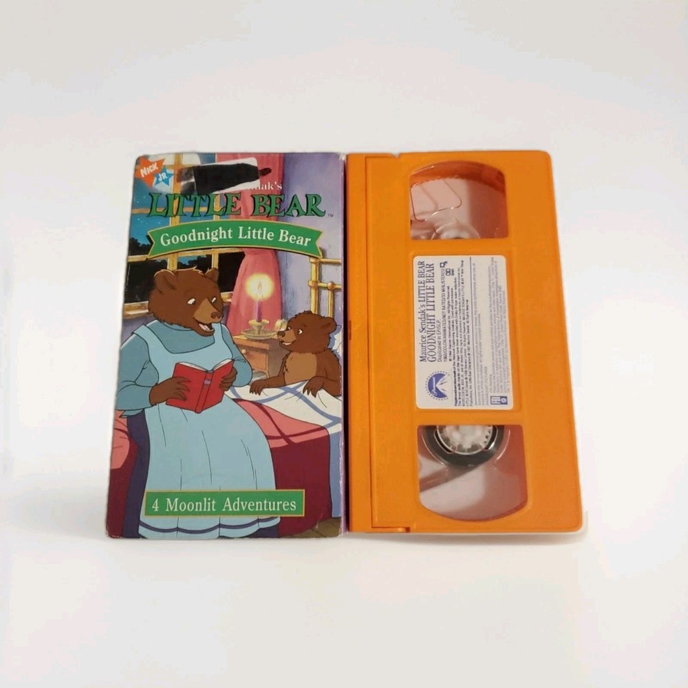 Little Bear Goodnight Little Bear VHS 1998 Nick Jr Maurice Sendak