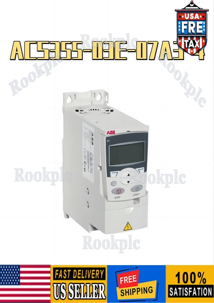 ACS355-03E-07A3-4 ABB Inverter Pn 3.0kW, I2n 7.3A IP20【New and Sealed】No Keypad