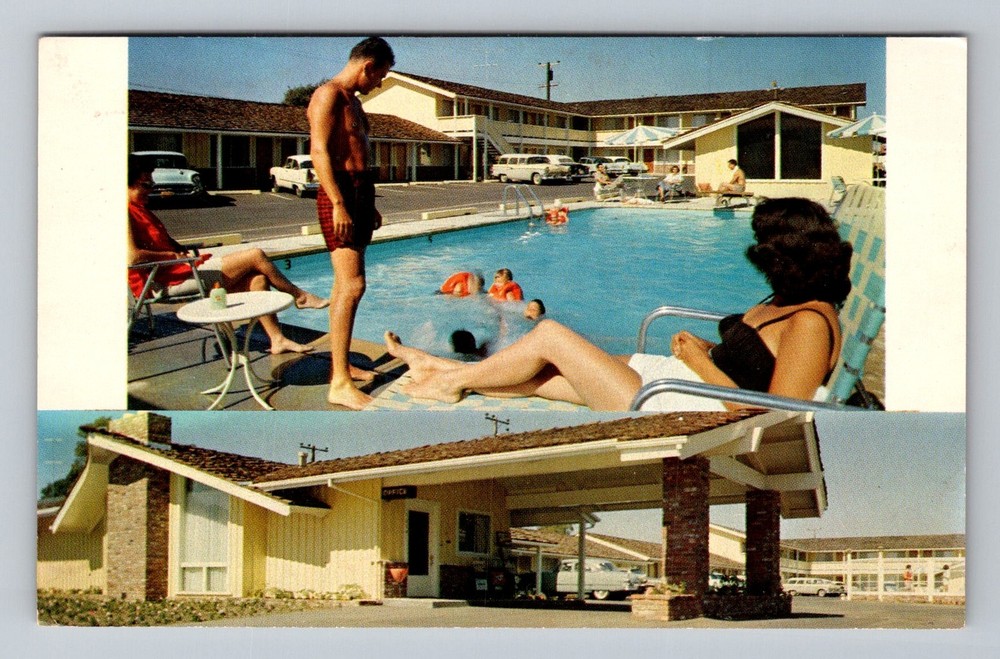 Santa Maria CA-California, Villa Santa Maria Motel, Vintage Postcard Standard