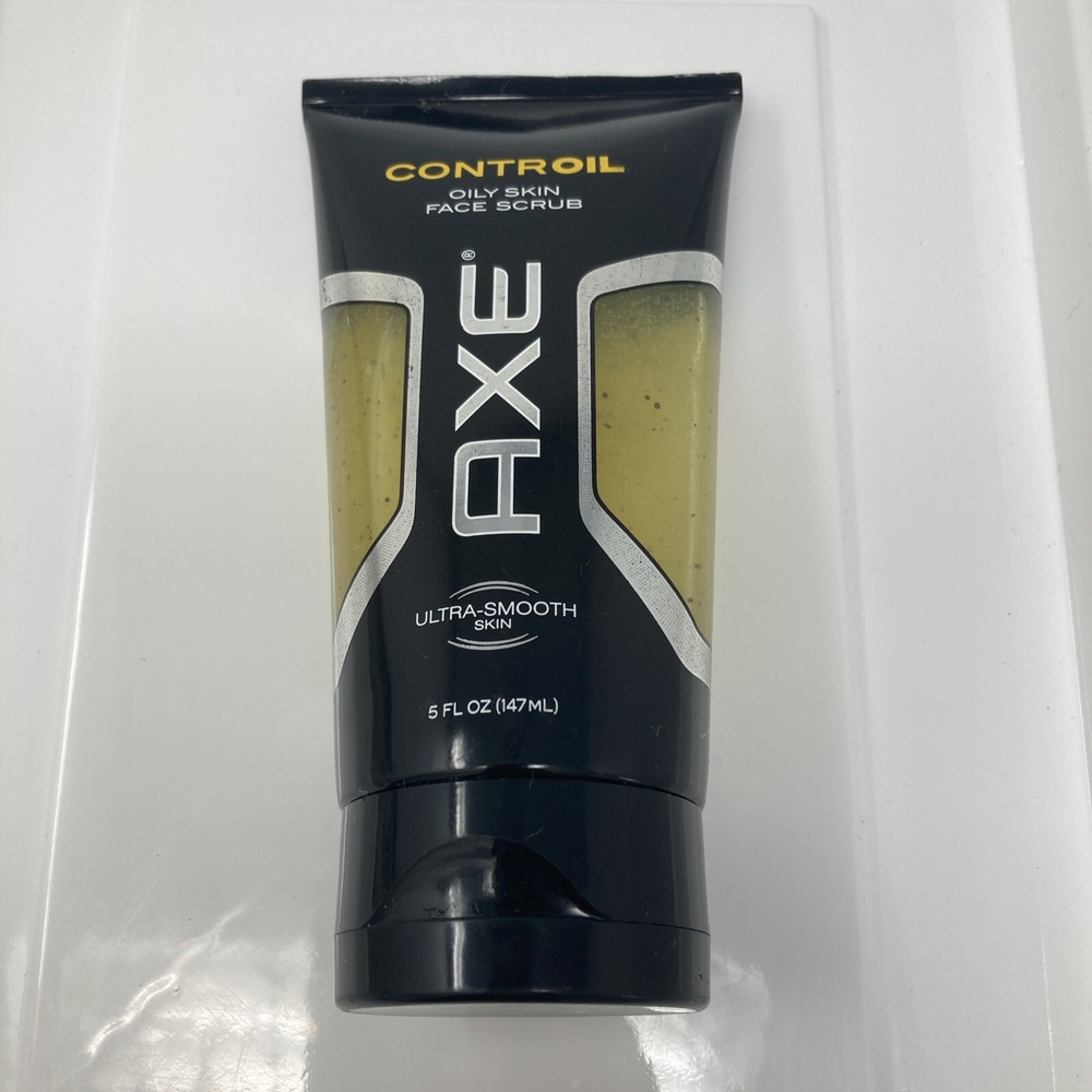 1) Axe Controil Oily Skin Face Scrub Wash DISCONTINUED Control 5 FL OZ