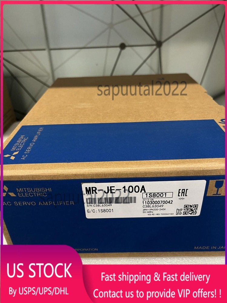 Mitsubishi MR-JE-100A AC Servo Drive MRJE100A FAST Shipping NEW