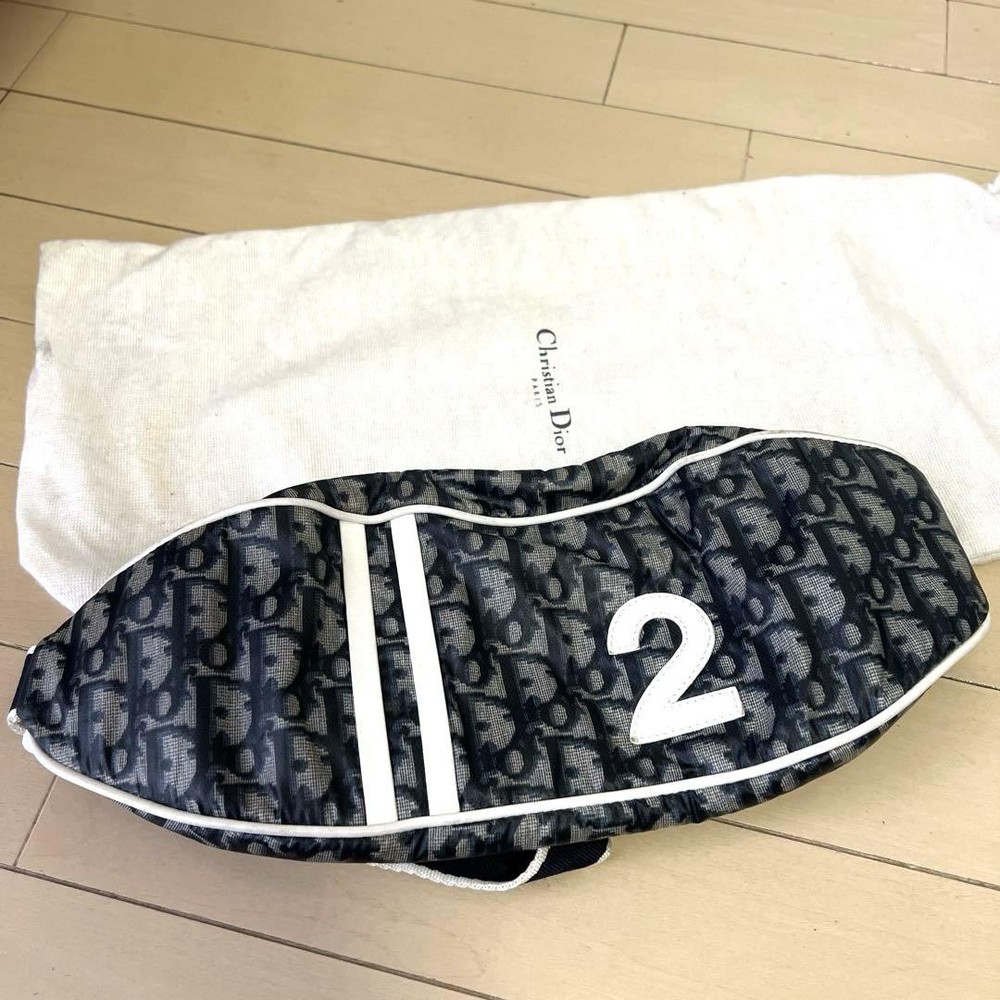 Christian Dior Tote No 2 Navy Blue Classic Shoulder Bag New