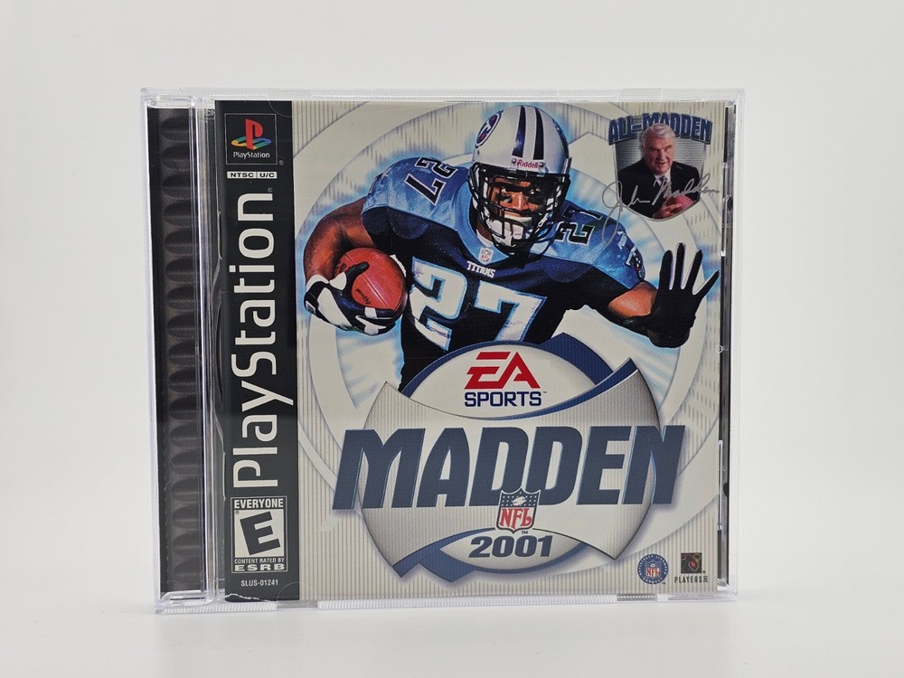 Sony Playstation 1 PS1 Madden NFL 2001 CIB Cleaned & Tested