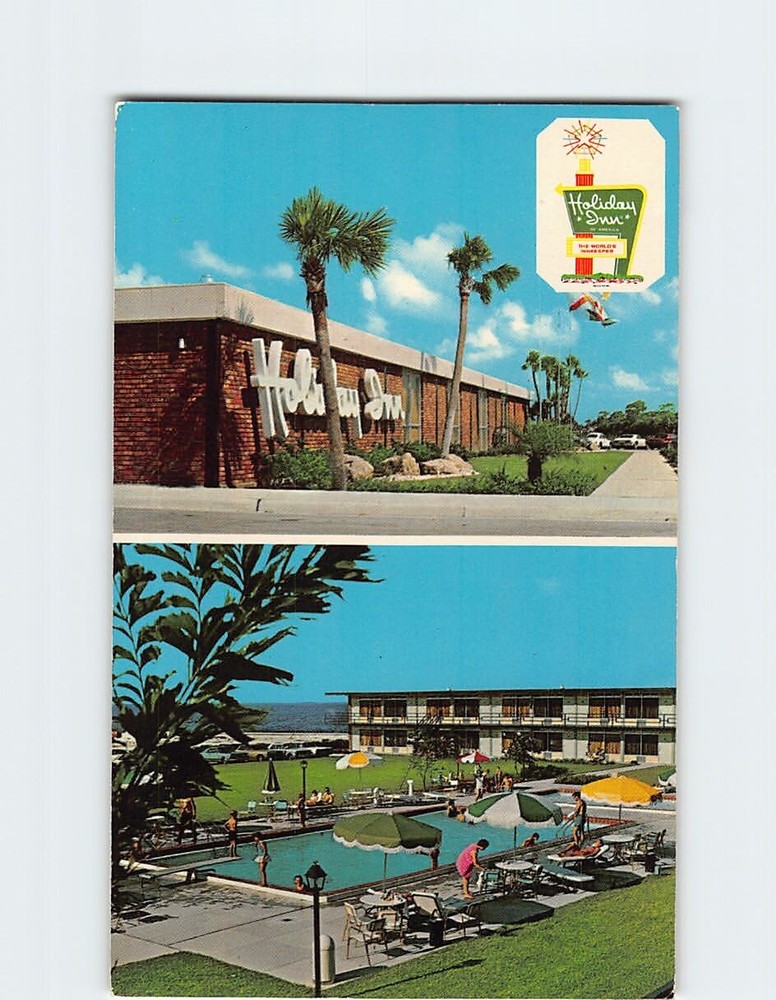Postcard Holiday Inn Titusville Florida USA