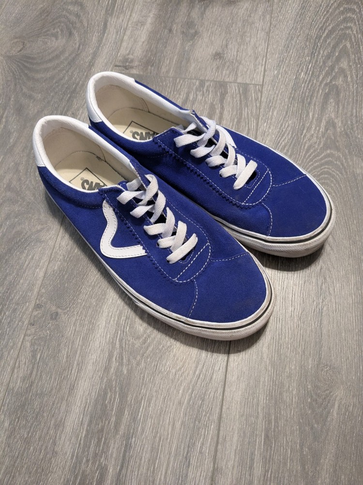 Vans Authentic Blue Classic Shoe Size 8.5 Mens 10 Women's