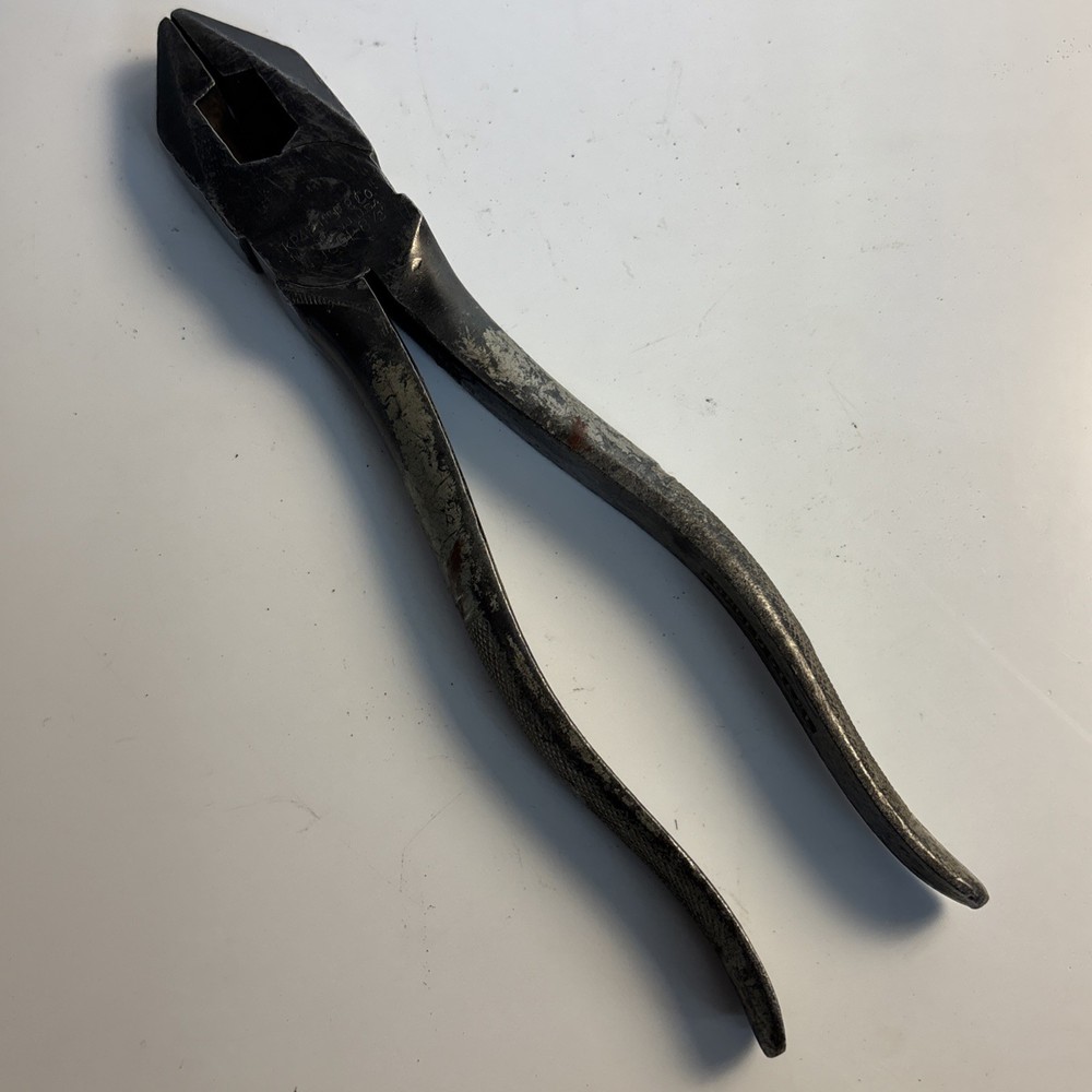 Vintage Kraeuter 1801 Lineman Pliers 8 1/2 Inch USA