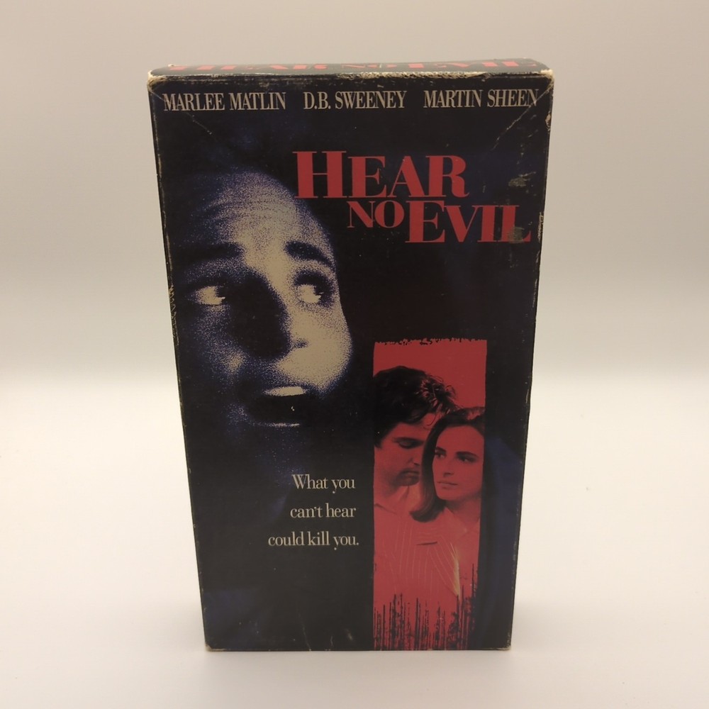Hear No Evil VHS 1993, 1995 Martin Sheen