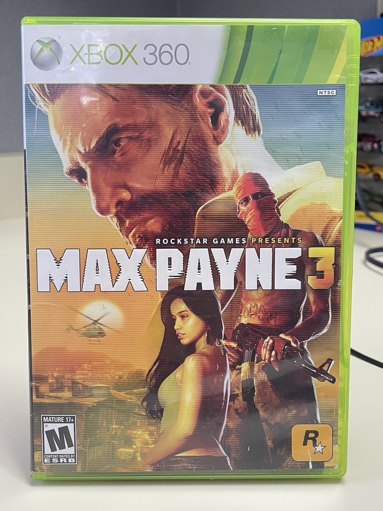 Max Payne 3 (Microsoft Xbox 360, 2012) Game Complete + Manual
