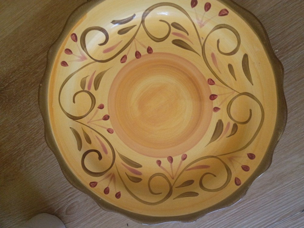 Home Trends Italian Villa dinner plate-set Of 4