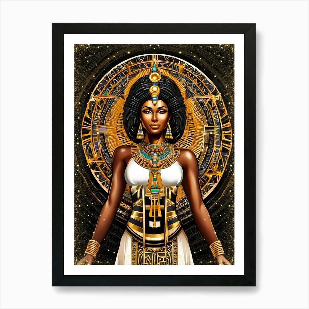Egyptian Goddess Art Print Framed Wall Art Poster Canvas Print Picture