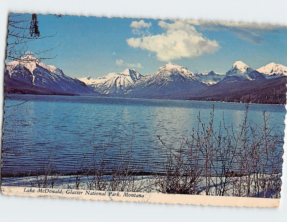 Postcard Lake McDonald Glacier National Park Montana