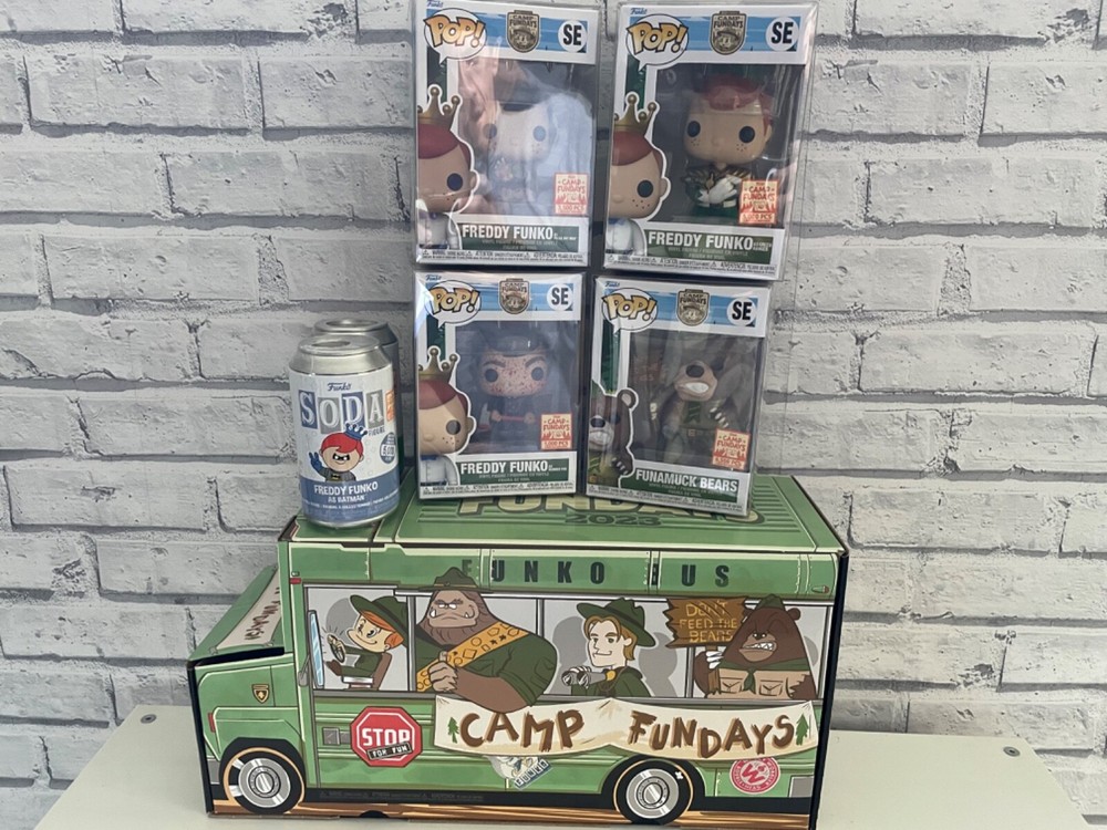 Funko Camp Fundays Box of Fun 2023 Team Bundle 1 Bloody Number 5 1000 PCS