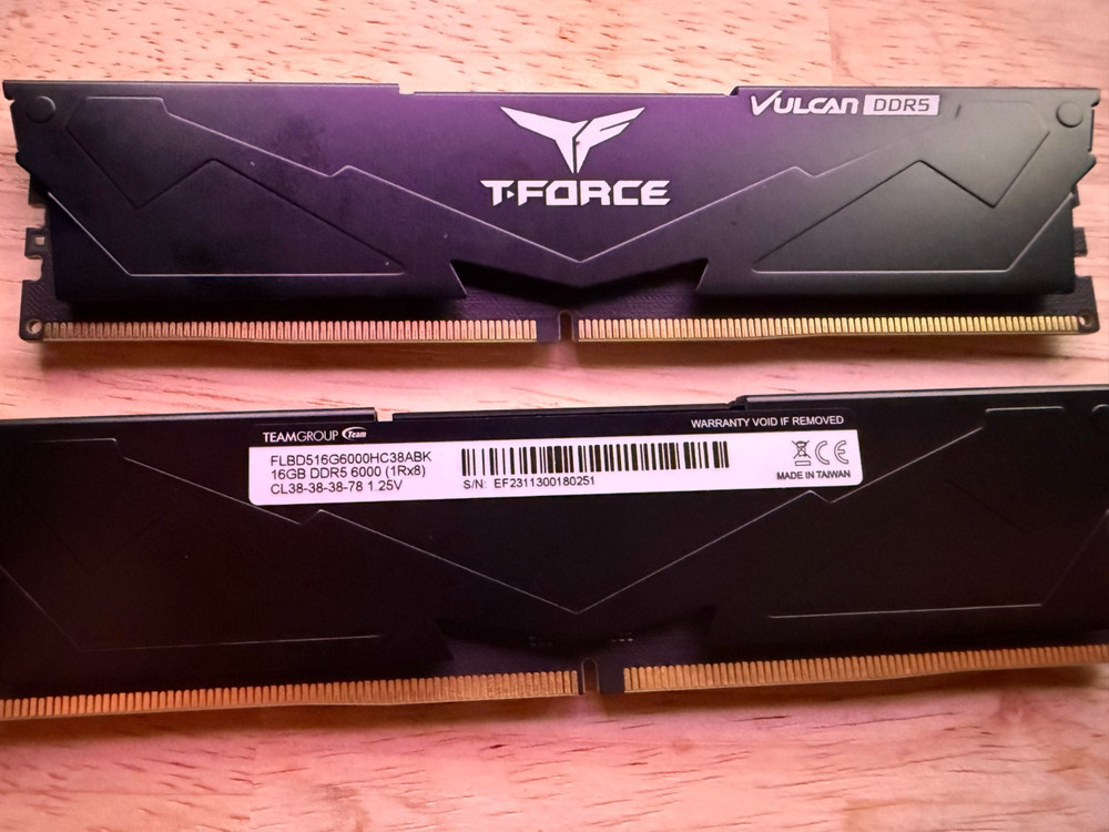 Team Group T-Force Vulcan 32GB (2x16GB) DDR5 Ram