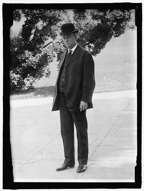 Photo:Elliot Woods Capitol Superintendent 1912 Portrait Bowler Hat Suit