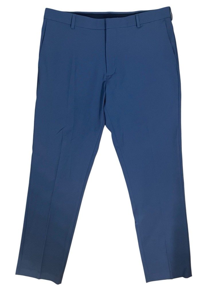 Van Heusen Slim Fit Dress Pants Men’s 36x32 Blue Flat Front