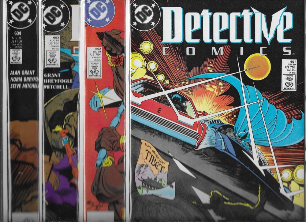 Batman In Detective Comics Lot Of 4 #601 602 603 604 (Nm-) High Grade Copper Age