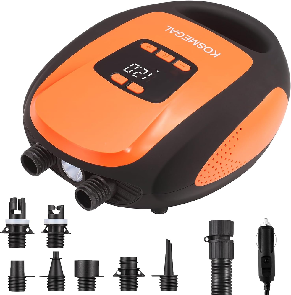 Electric Portable, SUP Pump for Paddleboard,Kayak,20Psi Air Compressor 12V DC