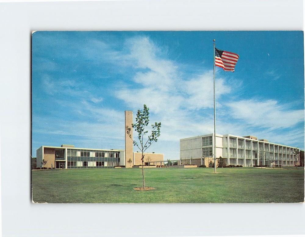 Postcard Municipal Center Flint Michigan USA