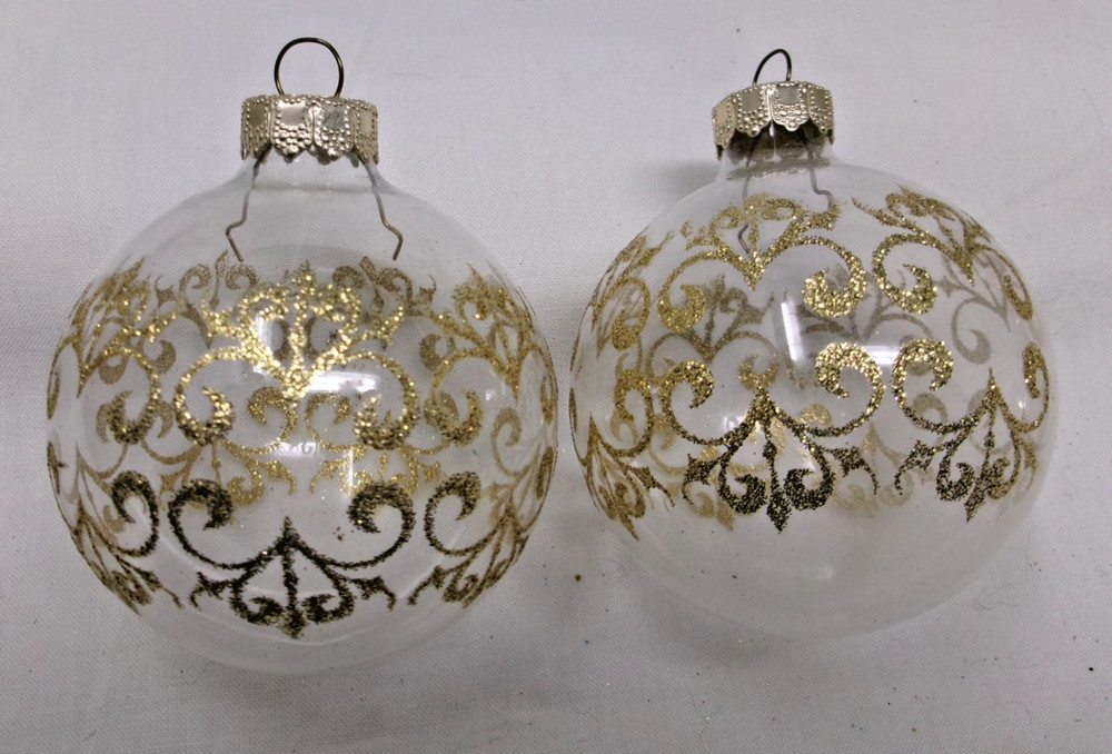 2 Vintage Rauch Blown Glass 2 1/2