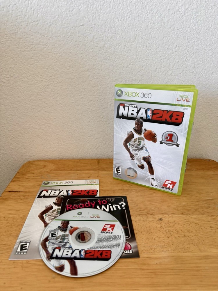NBA 2K8 (Xbox 360, Complete, CIB, Tested)