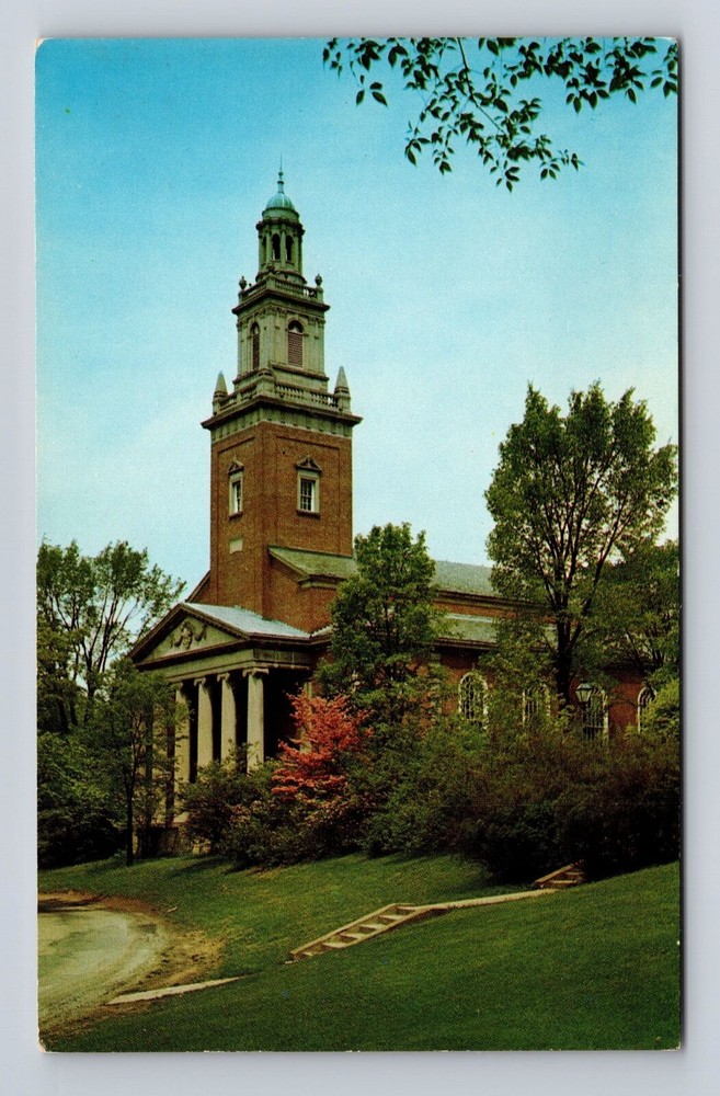 Granville OH-Ohio, Swasey Chapel, Religion, Antique, Vintagecard