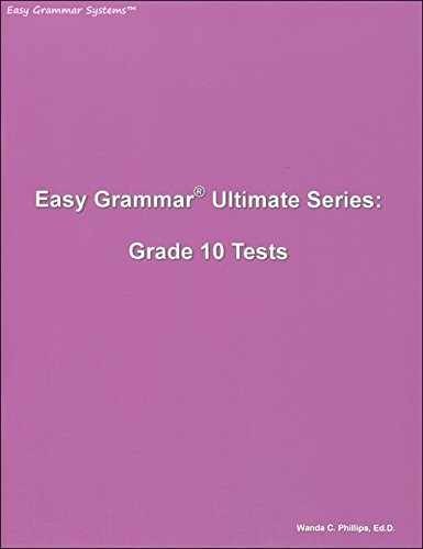 Easy Grammar Ultimate Series: Grade - Paperback, by Wanda Phillips - Very Good h