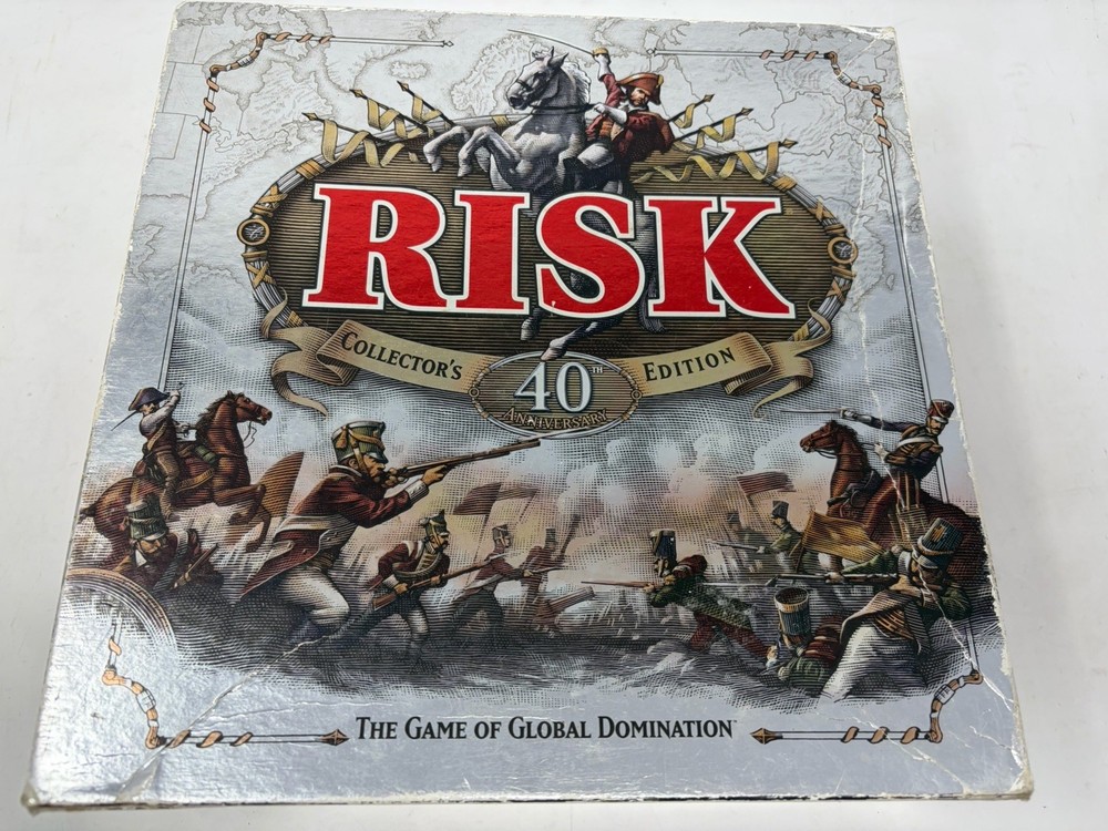 Hasbro Risk 40th Anniversary Collector's Edition Board Game Complete