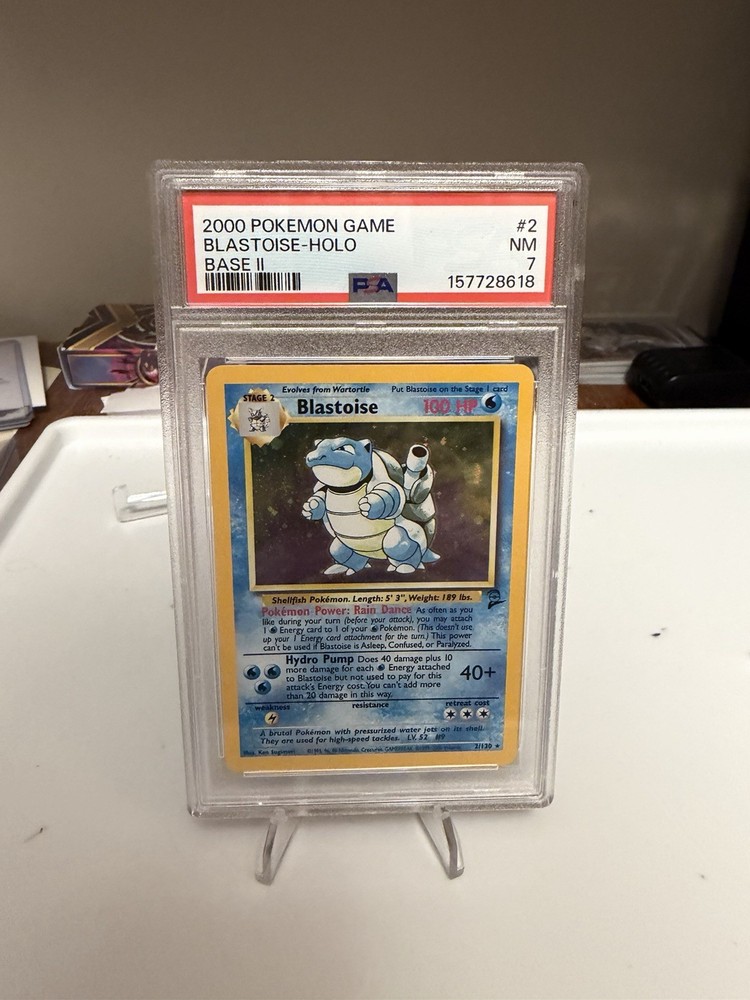 Blastoise Base Set 2 PSA 7