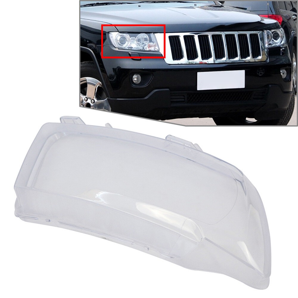 Headlight Lens Cover Headlamp Shell For Jeep Grand Cherokee Compass Right