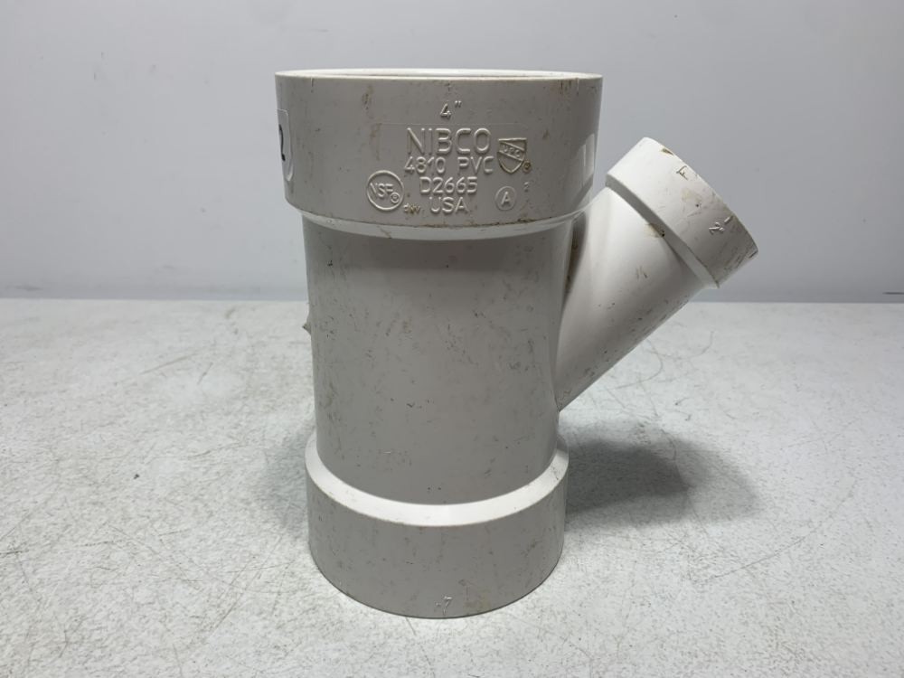 Nibco 4810 Wye Fitting PVC DWV 4