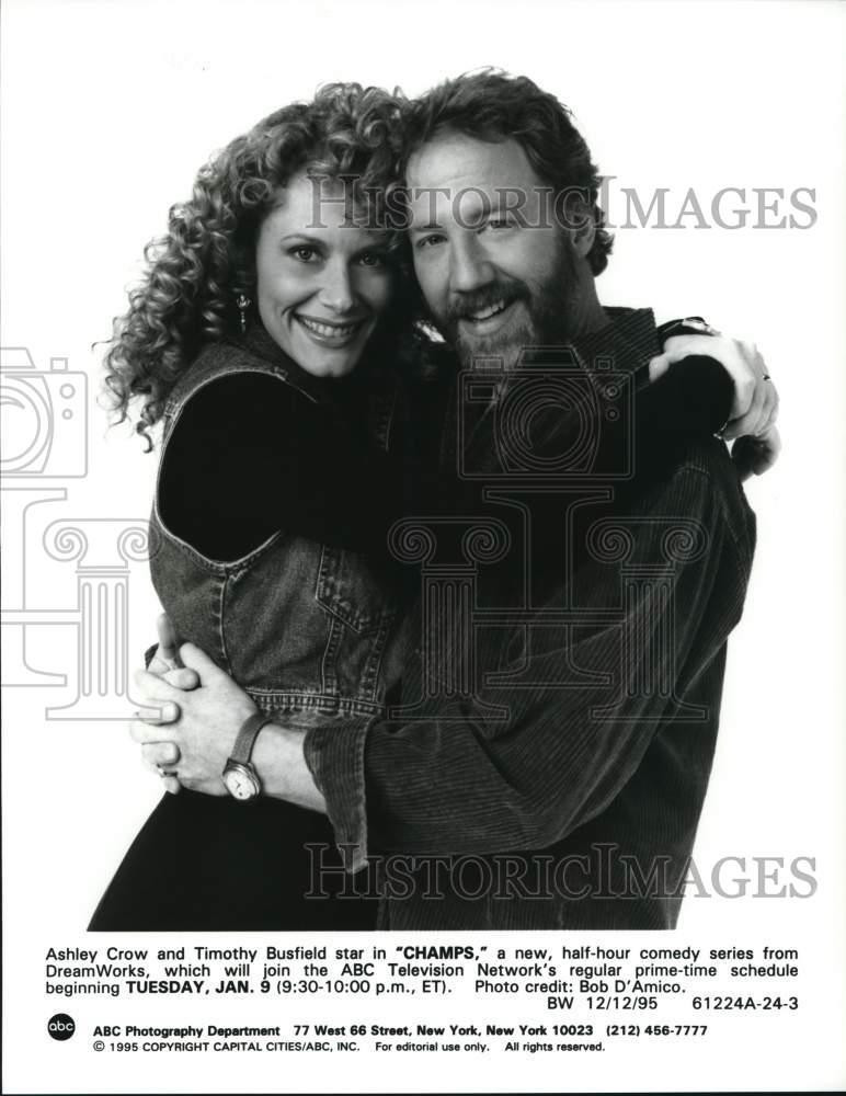 1995 Press Photo Ashley Crow and Timothy Busfield star on the series 