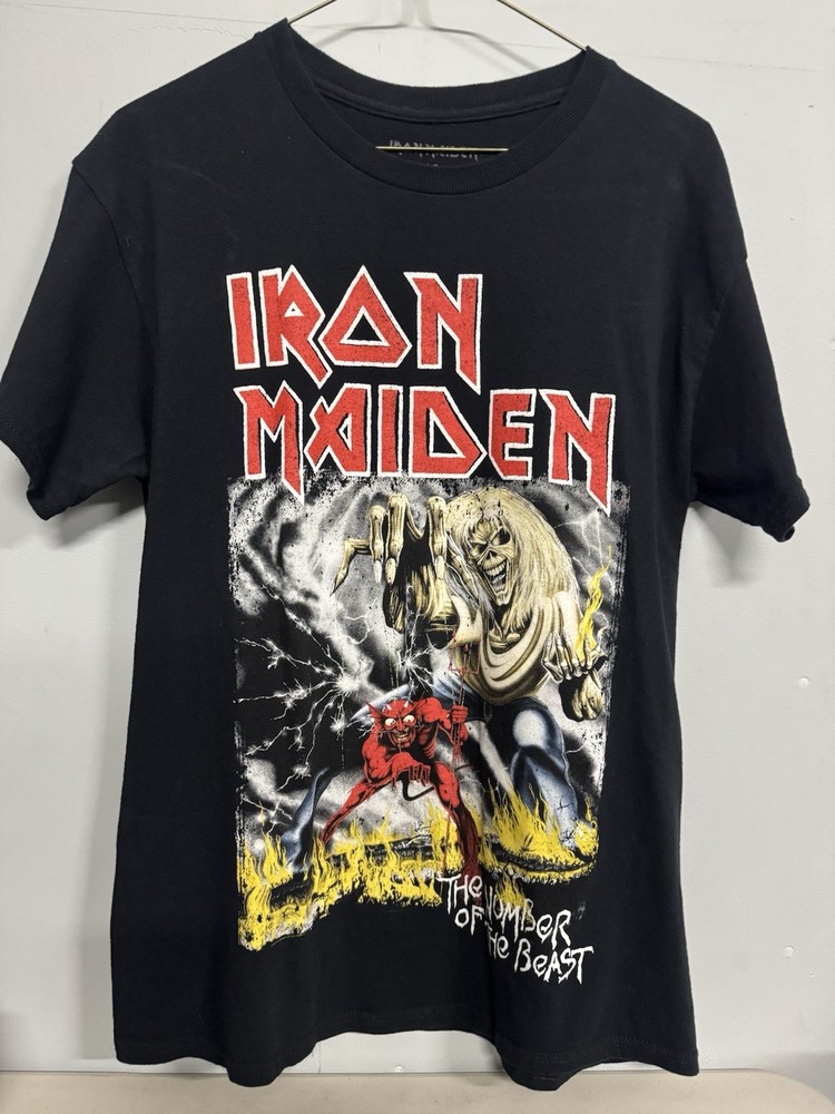 Iron Maiden “The Number of the Beast” Graphic Band T-Shirt – Size L