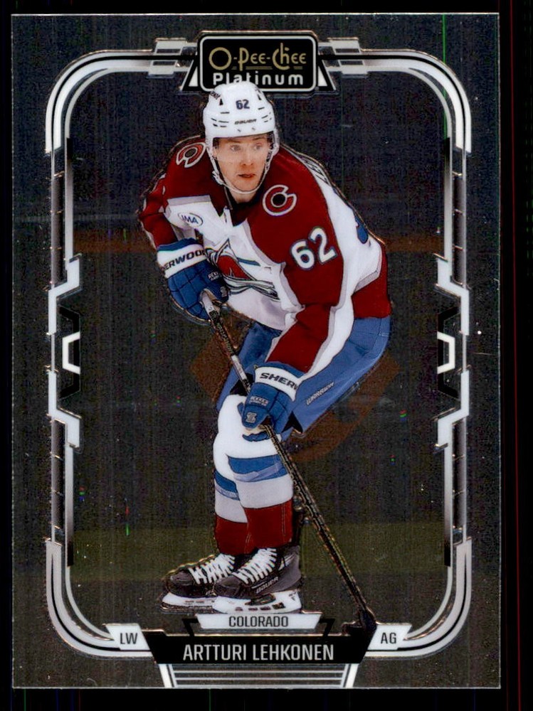 2025-26 O-Pee-Chee Platinum #77 Artturi Lehkonen Colorado Avalanche