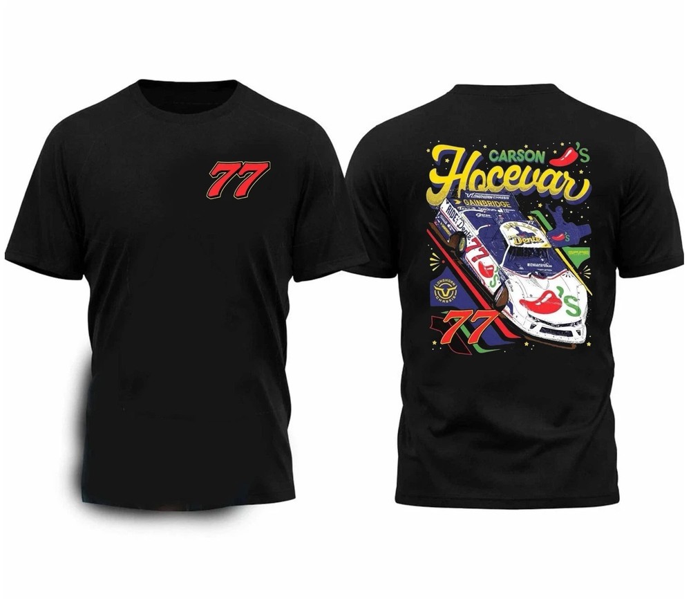 Vintage Carson Hocevar #77 Chilis Racing reprint T-Shirt