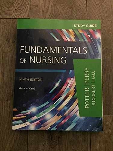 Study Guide for Fundamentals of - Paperback, by Potter RN MSN - Very Good o