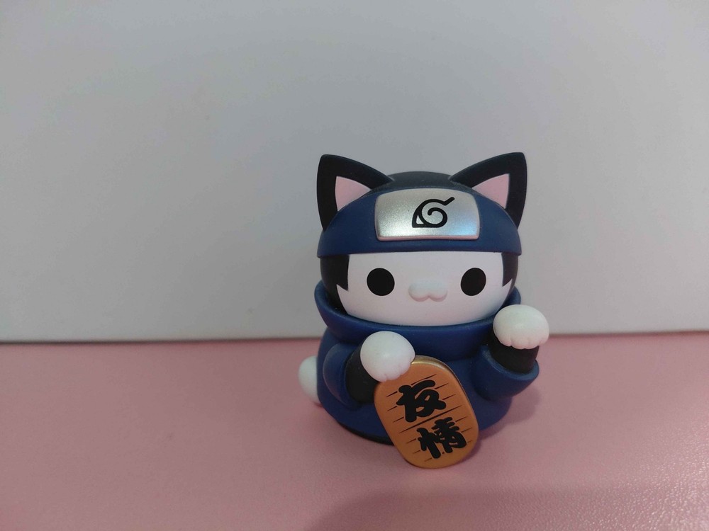 Mega Cat Project NARUTO Nyaruto Beckoning Cat Fortune Mini Figure Sasuke Uchiha