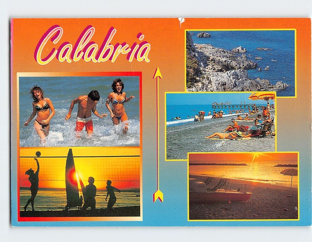 Postcard Calabria Italy