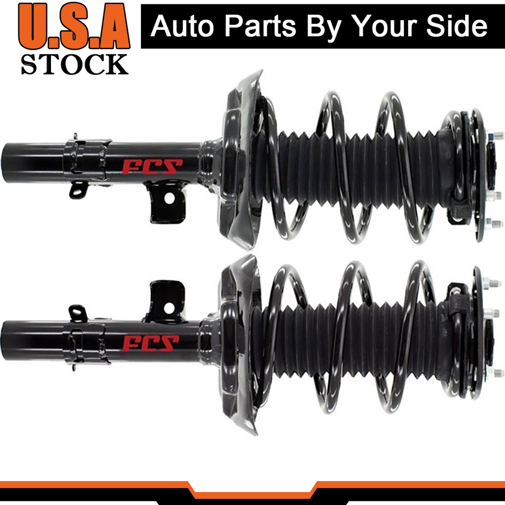 New OE Front Struts With Sway Bar For 2015-2018 Acura TLX 3.5L Lifetime Warranty