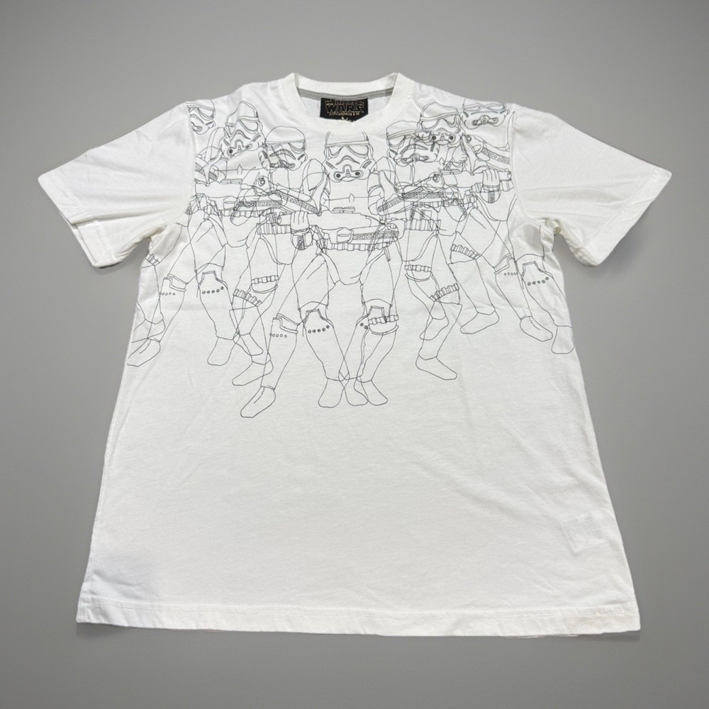 2008 Y2K Marc Ecko X Star Wars Stormtrooper Clones t-shirt - White SIZE L