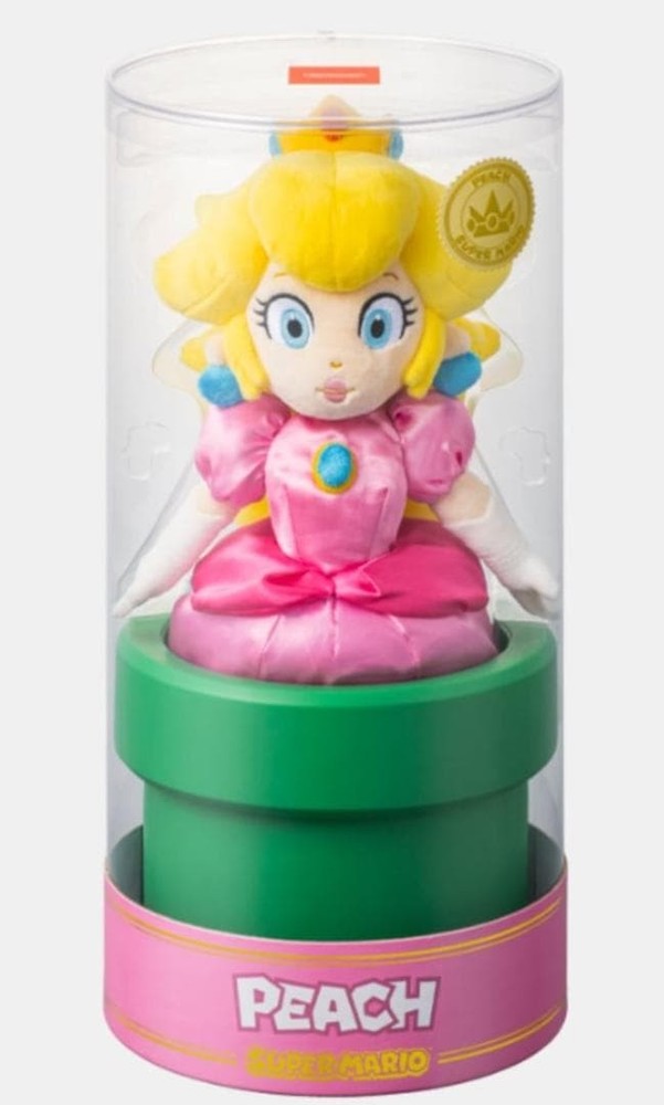Princess Peach Plush Toy 39cm Super Mario Nintendo