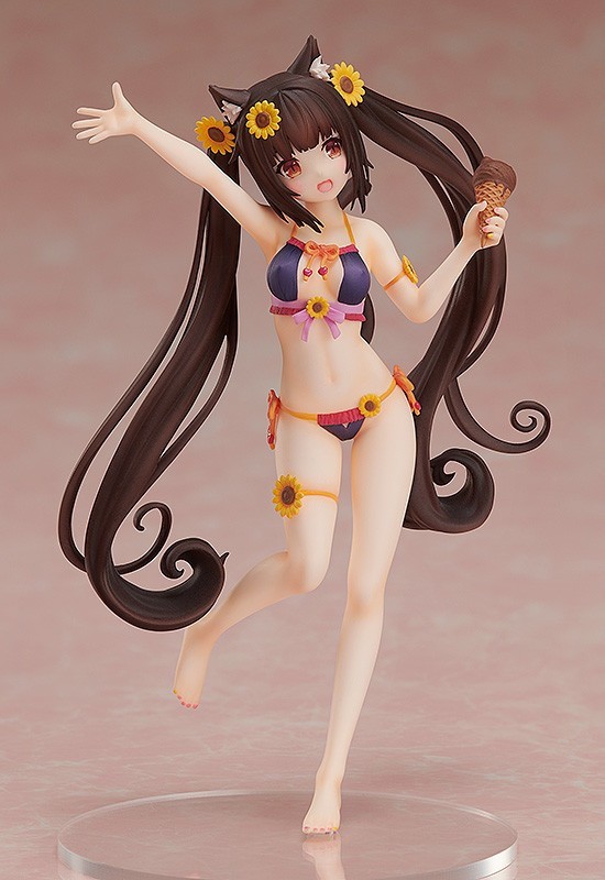 FREEing 1/12 S-style Nekopara Chocola Swimsuit Character Figure Authentic Model