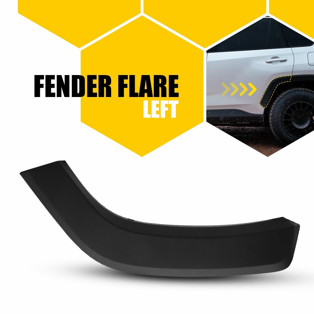 Fits 2019-2024 Toyota Rav4 Rear Door Flare Arch Trim Molding LH Left Side S